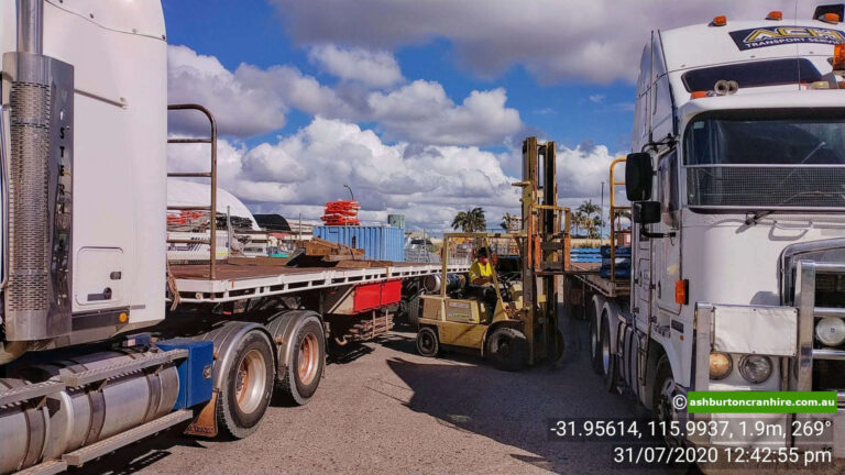Forklift pallet loading Perth
