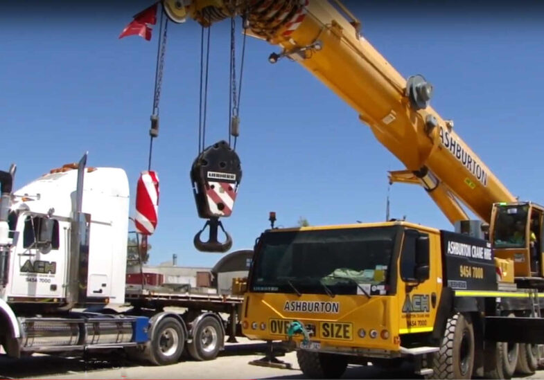 Ashburton Crane Hire 95t Liebherr